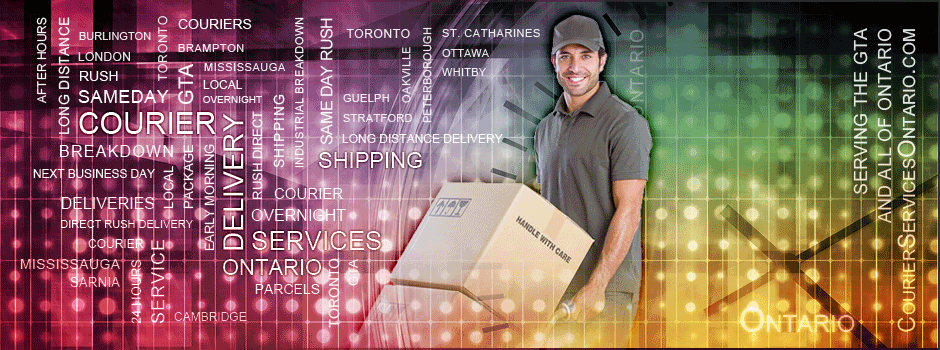 Courier GTA: Rush delivery & Direct delivery, Serving the greater Toronto and Surrounding areas.