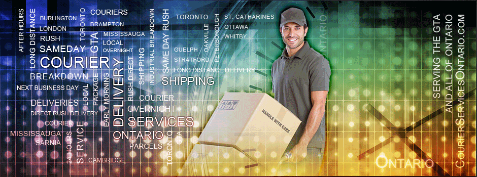 Delivery Service GTA: Overnight courier with early morming and afternoon overnight delivery across the GTA.