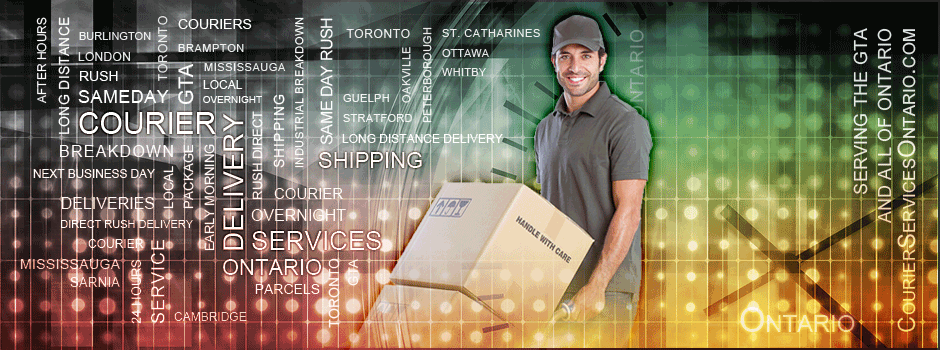 Courier Service GTA: Overnight delivery across the greater Toronto area and throughout Ontario.